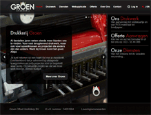 Tablet Screenshot of groen.nl