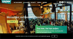 Desktop Screenshot of groen.be